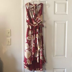 BCBG Maxazria Silk Halter Dress Size 6